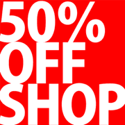 50％OFF SHOP logo